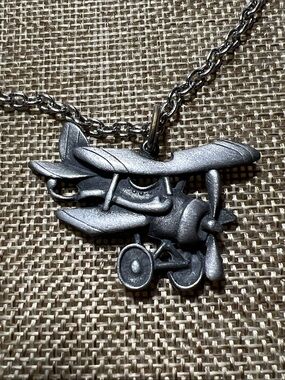 Park Lane Silver Airplane Pendant Necklace
